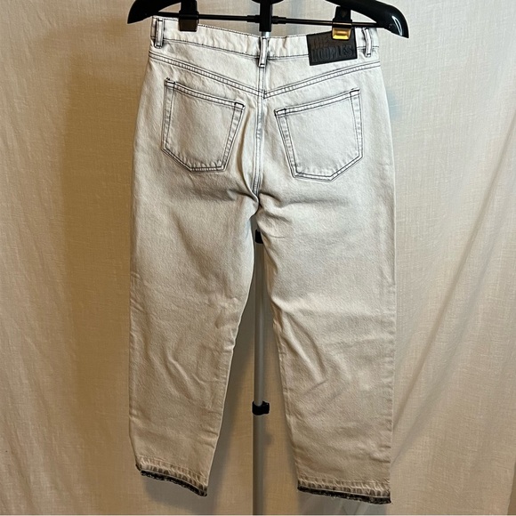 THE KOOPLES Women's Black Bleached Jeans Size 38 US 27-28 NWT's - Picture 8 of 10